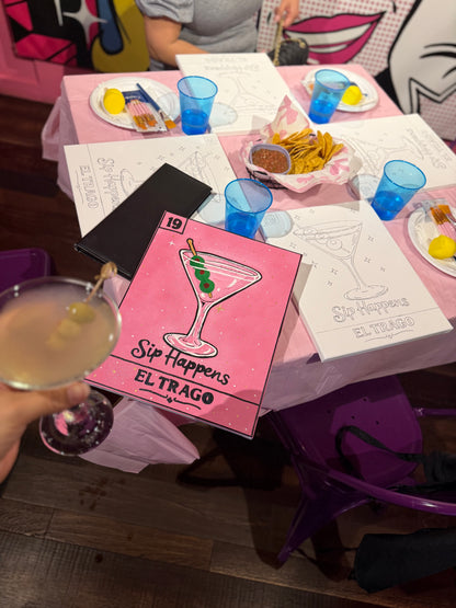 Selena's Birthday Paint and Sip Night at Pinky’s