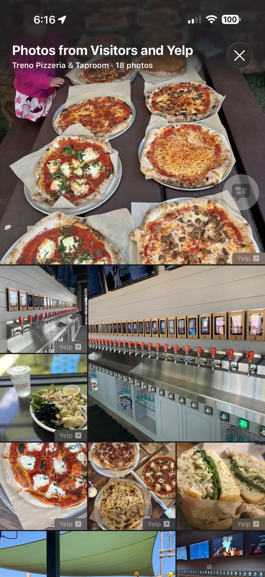 Wooden Flower Pop-Up at Treno’s Pizzeria & Taproom