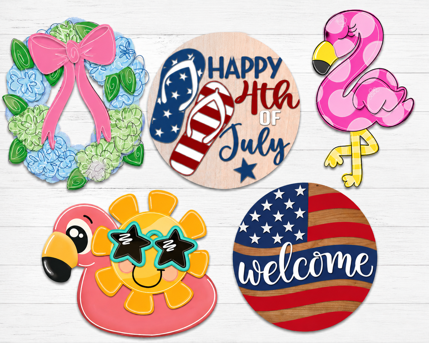 Summer Door Hanger Paint Party