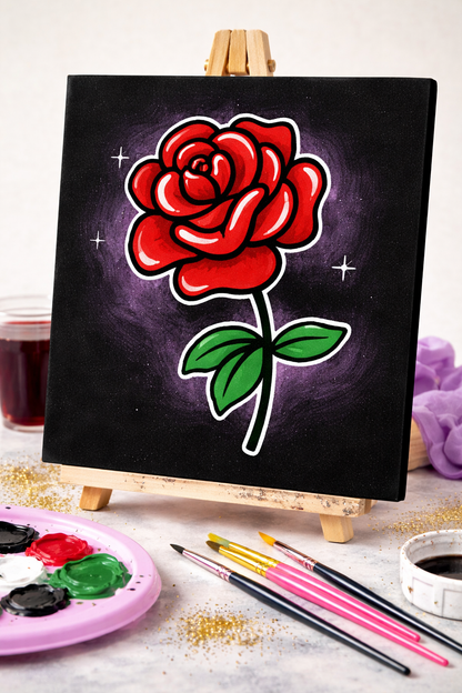 Selena's Birthday Paint and Sip Night at Pinky’s