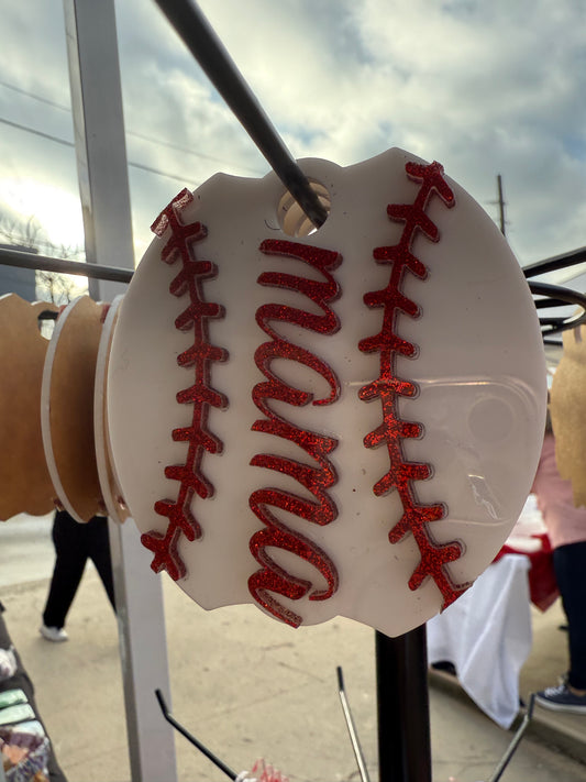 Baseball Mama Stanley Topper