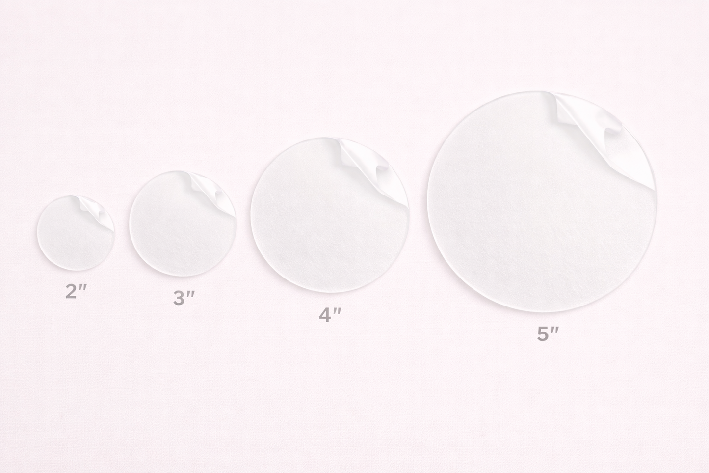Round Clear Acrylic Blank