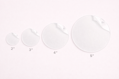 Round Clear Acrylic Blank