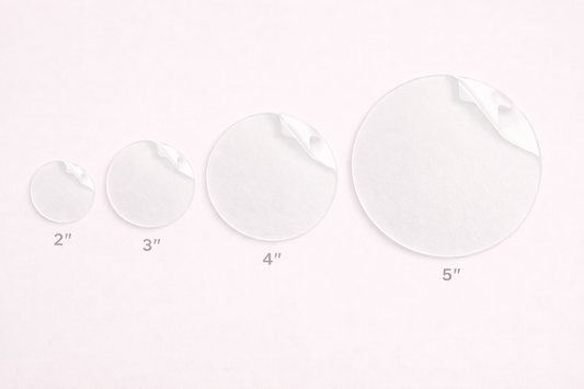 Round Clear Acrylic Blank