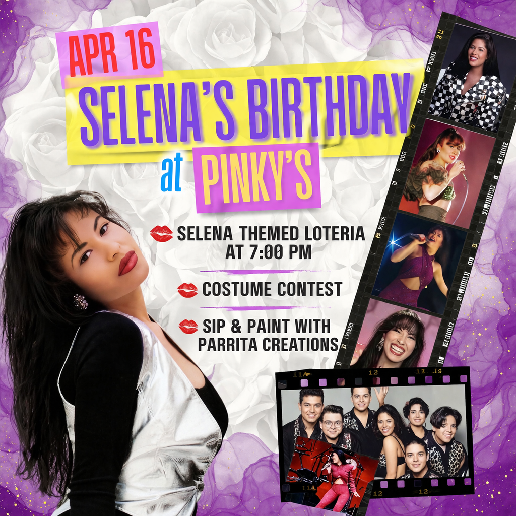 Selena's Birthday Paint and Sip Night at Pinky’s