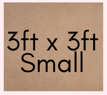 Painted Banner - Small 3x3 ft
